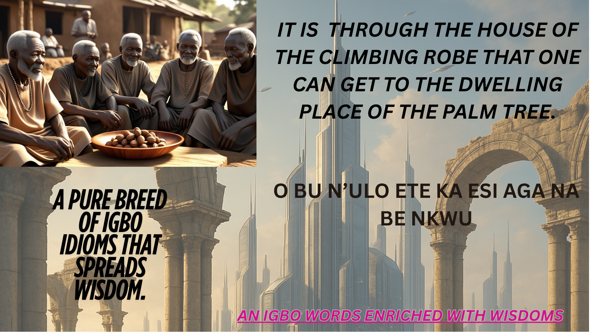 THE TOP 50 WELL-SELECTED IGBO POVERBS AND THE MEANINGS